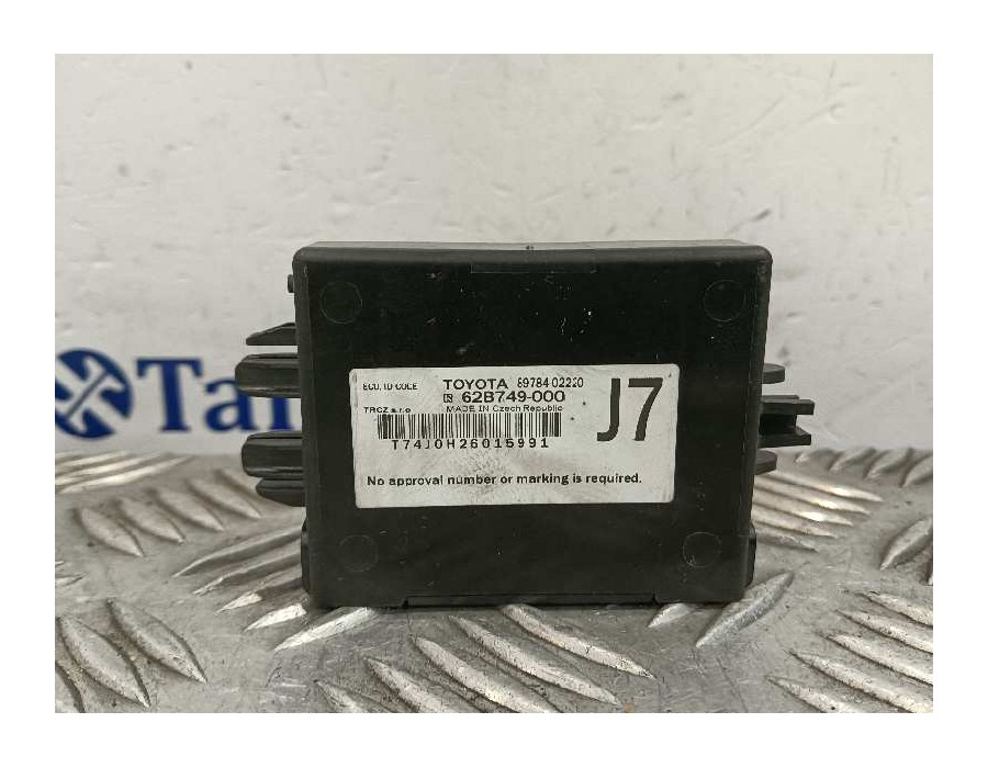 Recambio de centralita aire acondicionado para toyota yaris (xpa1f/mxph11/chxnbw) hybrid 1.5cc referencia OEM IAM 8978402220  62