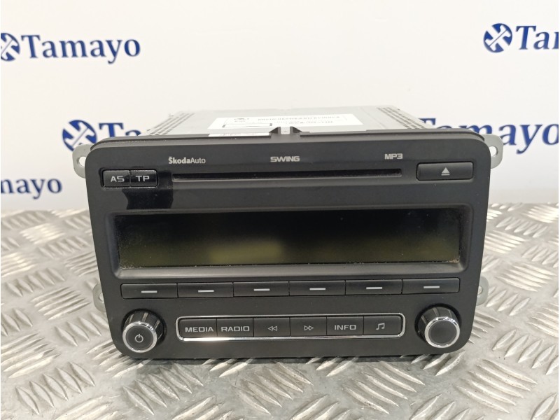Recambio de sistema audio / radio cd para skoda fabia (5j2 ) 1.2 referencia OEM IAM 5J0035161D  GRO633