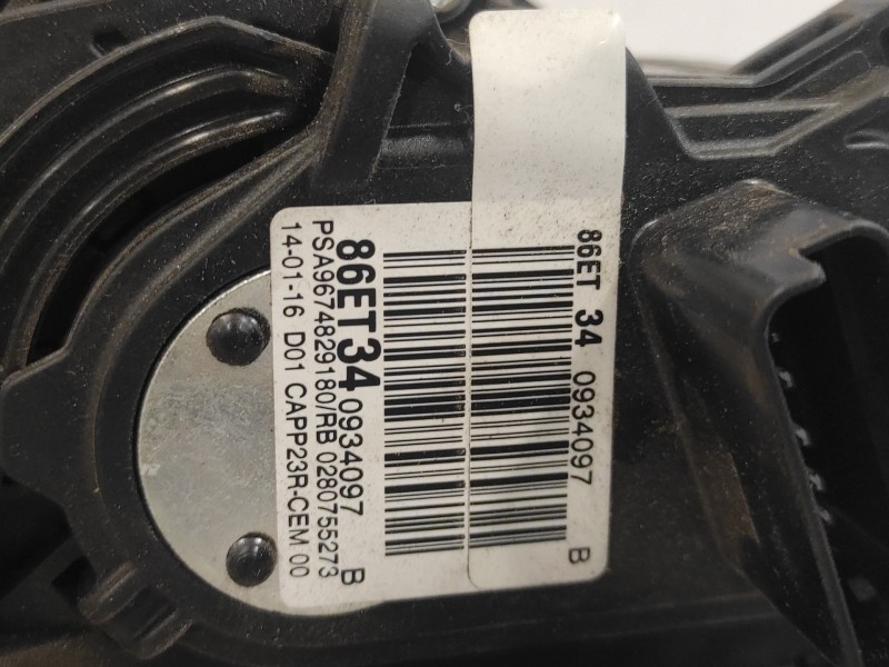 Recambio de pedal acelerador para peugeot 308 1.6 blue-hdi fap referencia OEM IAM 9674829180  0280755273