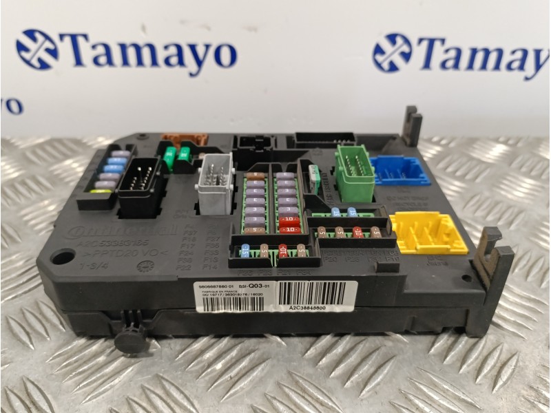 Recambio de caja reles / fusibles para peugeot 308 1.6 blue-hdi fap referencia OEM IAM 980668788001 BSIQ0301 A2C38848600