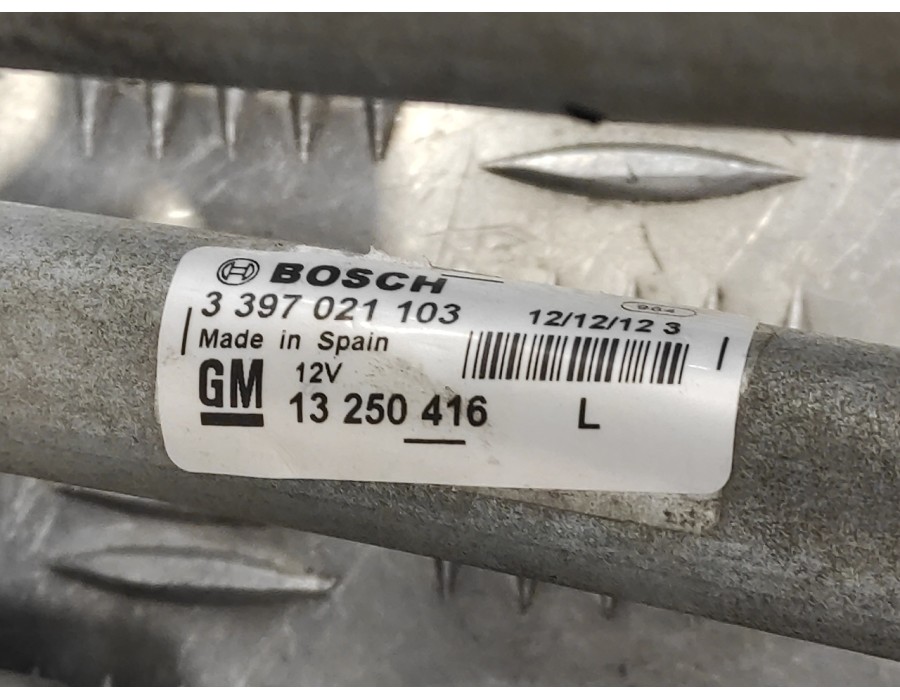 Recambio de motor limpia delantero para opel meriva b 1.7 16v cdti referencia OEM IAM 3397021103  13250416