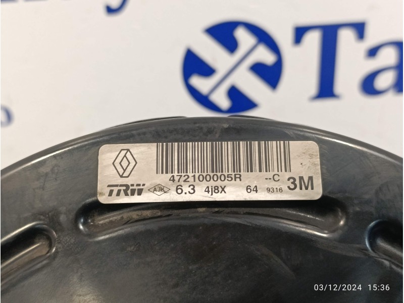 Recambio de servofreno para renault megane iii berlina 5 p 1.5 dci diesel fap referencia OEM IAM 472100005R  