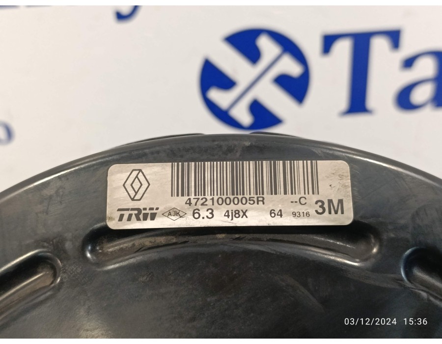 Recambio de servofreno para renault megane iii berlina 5 p 1.5 dci diesel fap referencia OEM IAM 472100005R  