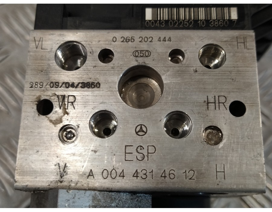 Recambio de abs para mercedes-benz clase s (w220) berlina 3.2 cdi cat referencia OEM IAM 0265202444  A0044314612