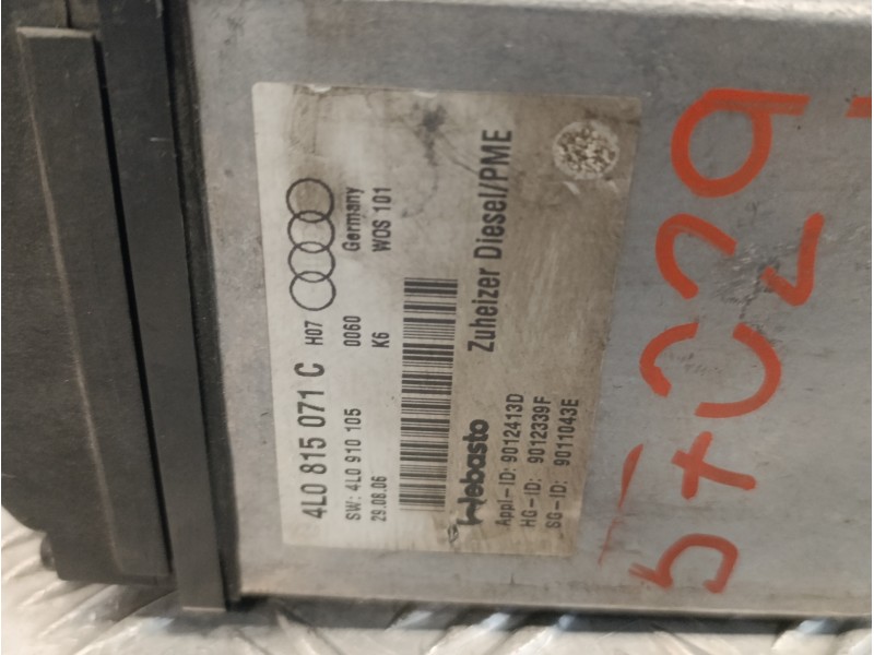 Recambio de calefacción autonoma para audi q7 (4l) 3.0 v6 24v tdi referencia OEM IAM 4L0815071C 9012413D 4L0910105