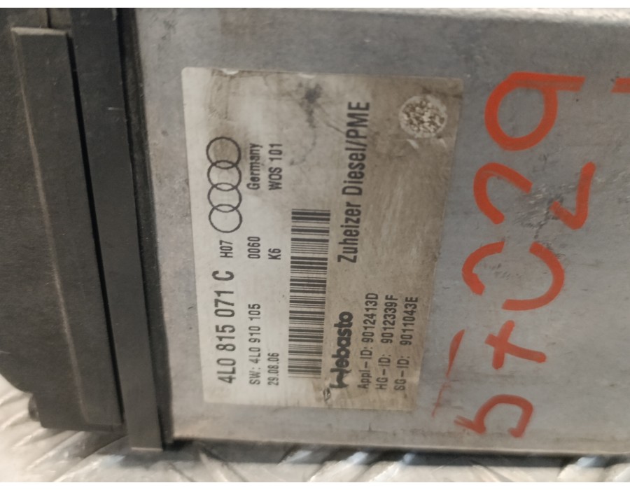 Recambio de calefacción autonoma para audi q7 (4l) 3.0 v6 24v tdi referencia OEM IAM 4L0815071C 9012413D 4L0910105