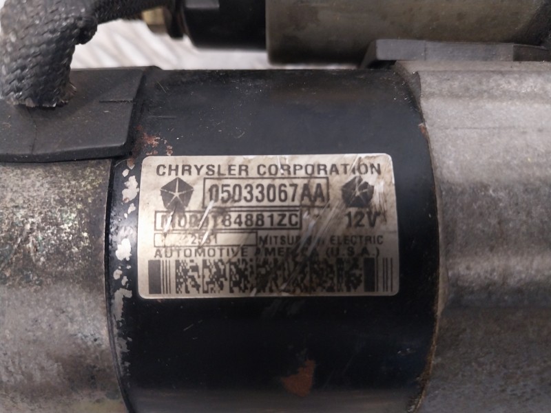 Recambio de motor arranque para chrysler sebring berlina (jr41) 2.0 16v cat referencia OEM IAM 05033067AA  M000184881ZC