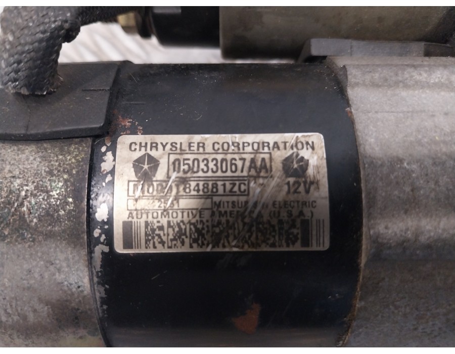 Recambio de motor arranque para chrysler sebring berlina (jr41) 2.0 16v cat referencia OEM IAM 05033067AA  M000184881ZC