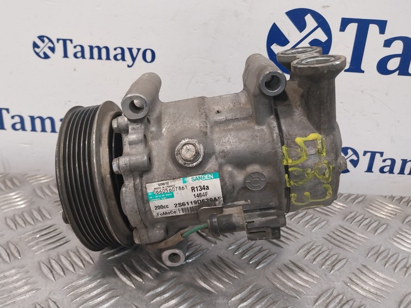 Recambio de compresor aire acondicionado para ford fiesta (cbk) referencia OEM IAM 2S6119D629AE  SD6V121464F