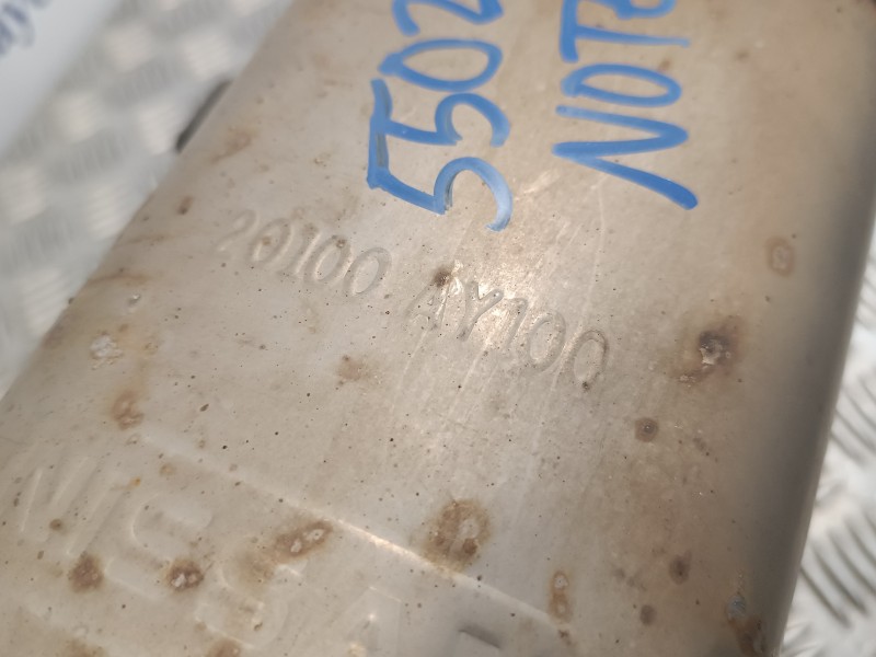 Recambio de tubo escape trasero para nissan note (e11e) acenta referencia OEM IAM 20100AY100  