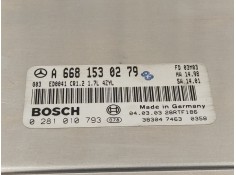 Recambio de centralita motor uce para mercedes-benz clase a (w168) 1.7 cdi diesel cat referencia OEM IAM 0281010793 ED0041 A6681 2