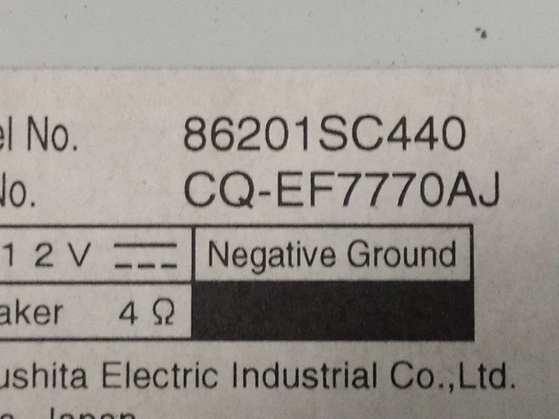 Recambio de sistema audio / radio cd para subaru forester s12 xs classic referencia OEM IAM 86201SC440  