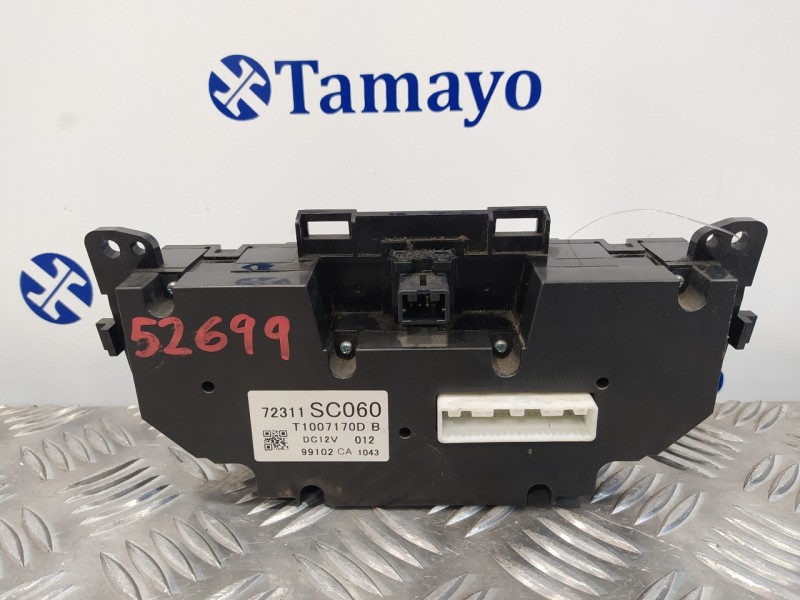 Recambio de mando climatizador para subaru forester s12 xs classic referencia OEM IAM 72311SC060 99102 T1007170DB