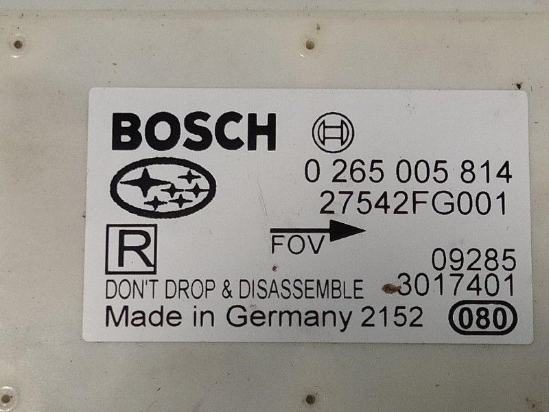 Recambio de sensor para subaru forester s12 xs classic referencia OEM IAM 0265005814  27542FG001