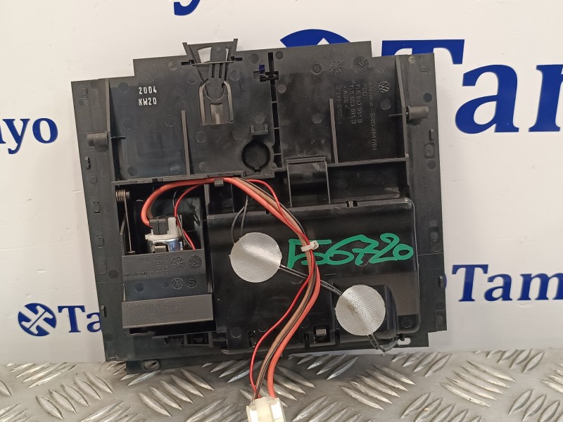 Recambio de cenicero para volkswagen touareg (7la) 2.5 tdi referencia OEM IAM 7L6857961B  7L6863071D