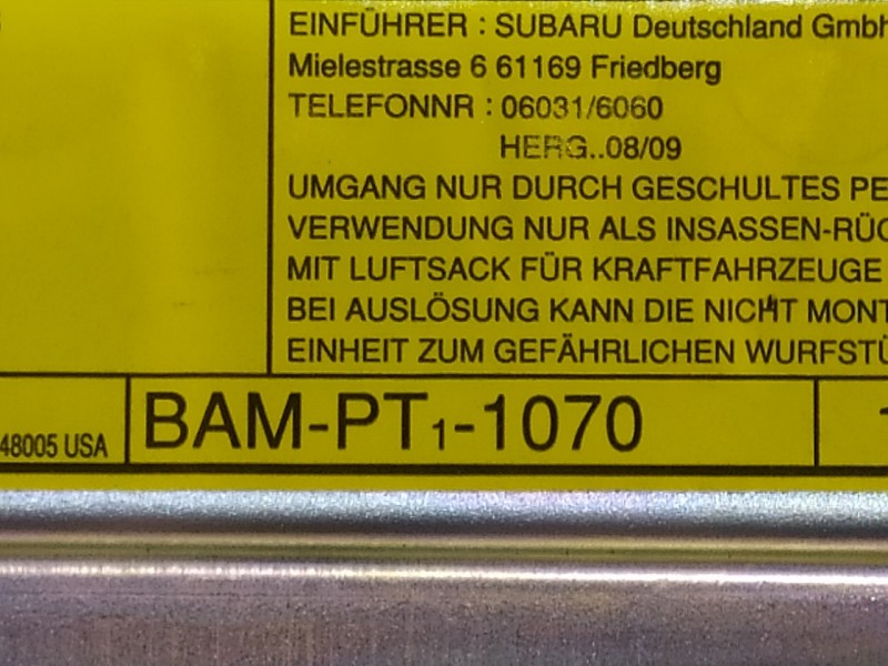 Recambio de salpicadero para subaru forester s12 xs classic referencia OEM IAM 66100FG100  BAMPT1070