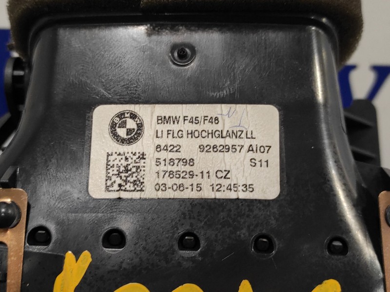 Recambio de rejilla aireador tablier para bmw serie 2 gran tourer (f46) referencia OEM IAM   518798