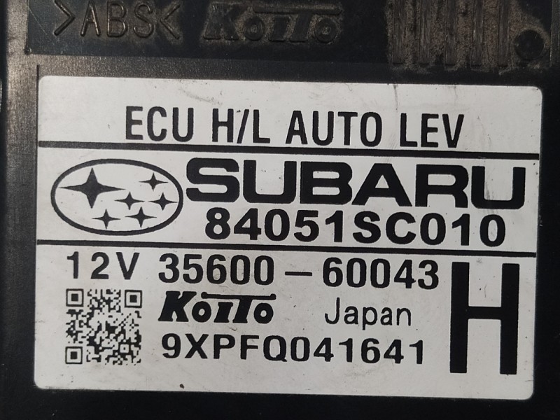 Recambio de modulo electronico para subaru forester s12 xs classic referencia OEM IAM 84051SC010  3560060043