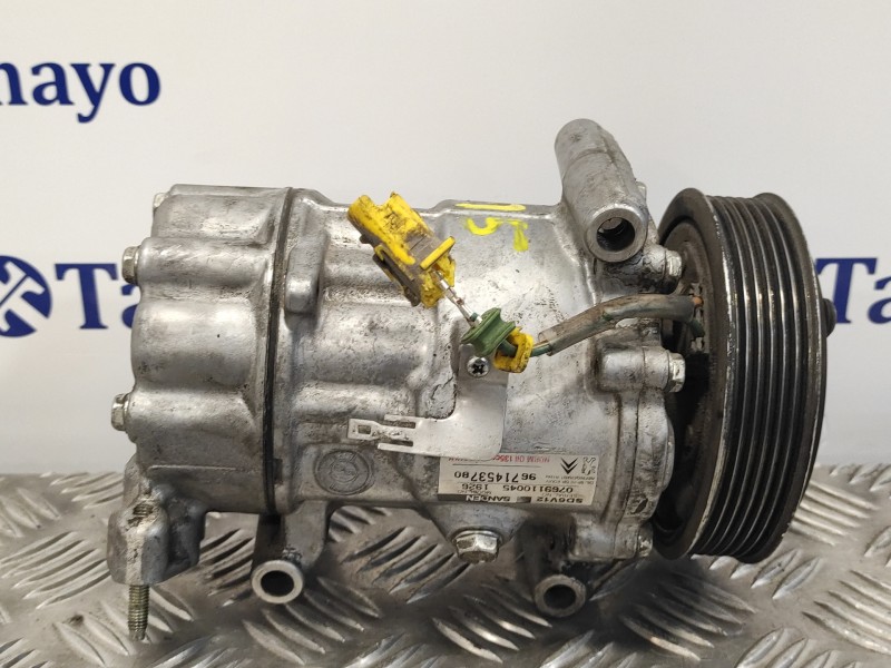 Recambio de compresor aire acondicionado para peugeot 206+ 1.4 hdi referencia OEM IAM 9671453780  SD6V121926