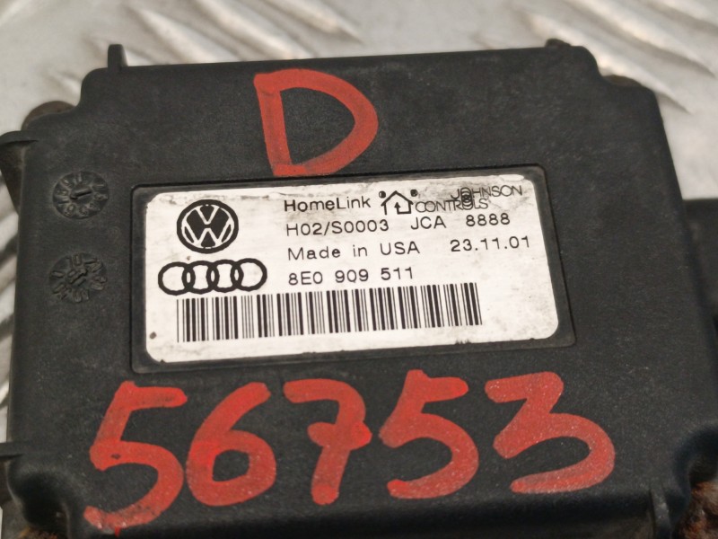 Recambio de modulo electronico para audi a4 avant (8e) 1.9 tdi referencia OEM IAM 8E0909511  