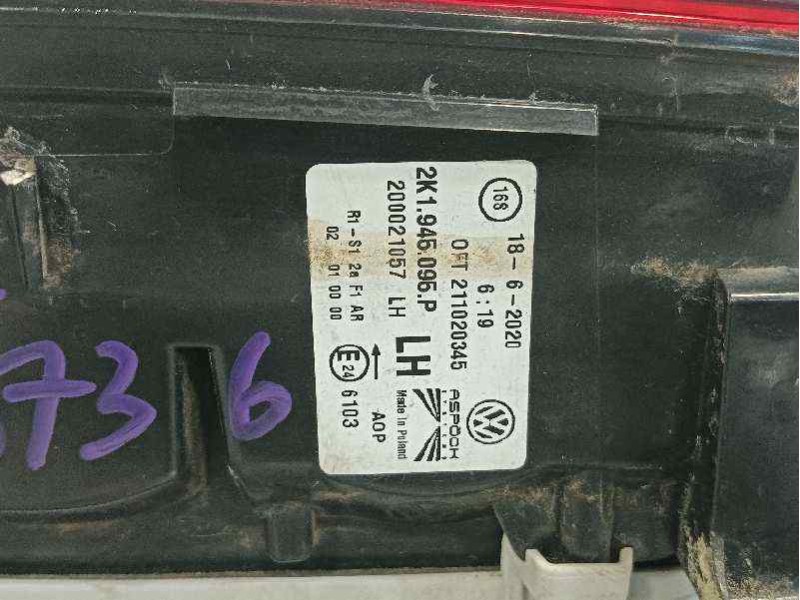 Recambio de piloto trasero izquierdo para volkswagen caddy furgón/kombi referencia OEM IAM   2K1945257B
