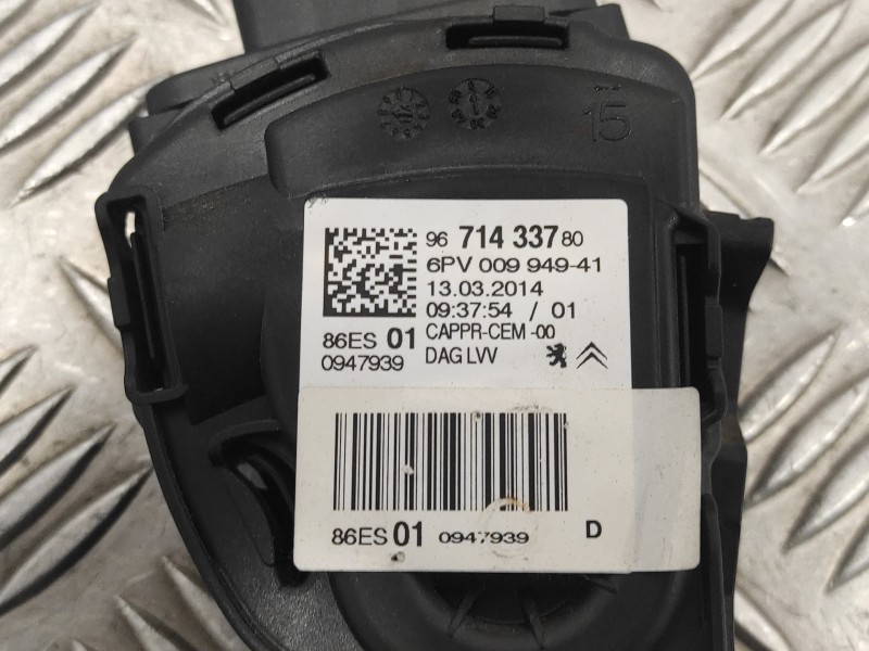 Recambio de pedal acelerador para peugeot 208 1.2 12v e-vti referencia OEM IAM 9671433780  6PV00994941