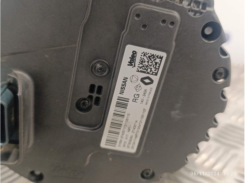Recambio de alternador para renault captur ii 1.3 tce referencia OEM IAM 2310A1749R 2740571A IST50S064