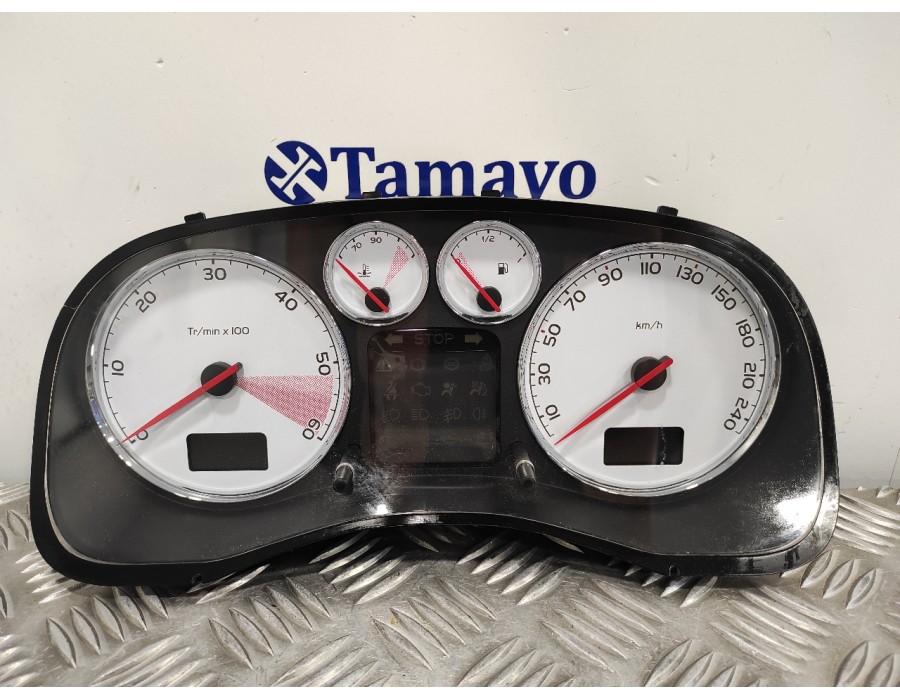 Recambio de cuadro instrumentos para peugeot 307 berlina (s2) 1.6 16v cat referencia OEM IAM P9661323180 9661323180 281174477