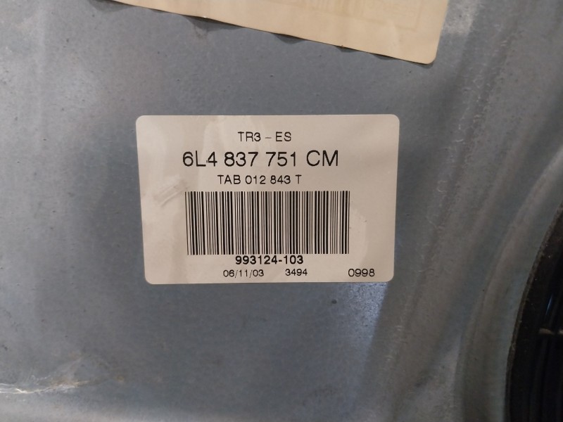 Recambio de elevalunas delantero izquierdo para seat cordoba berlina (6l2) referencia OEM IAM 6L4837751CM 6L0035411 6Q2959802A