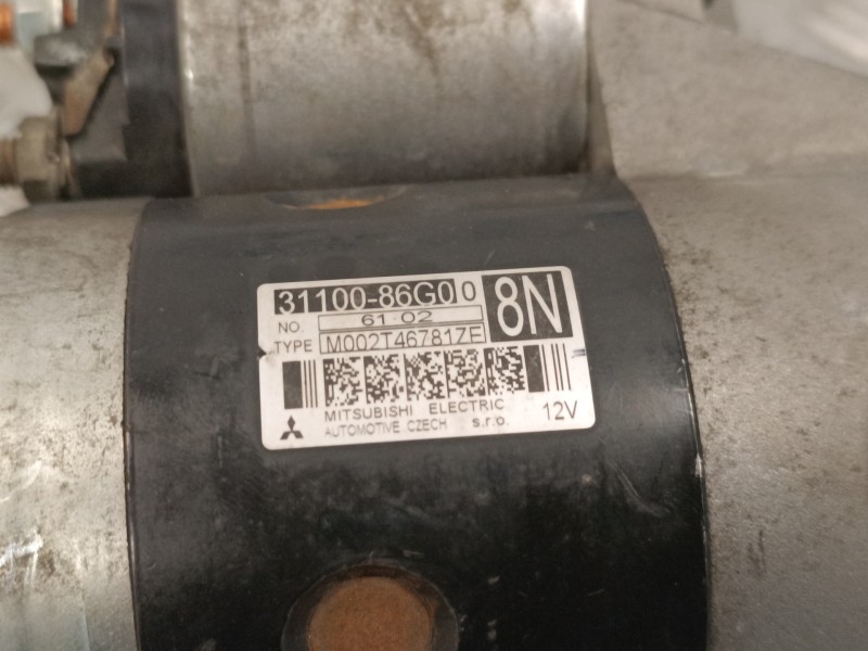 Recambio de motor arranque para suzuki swift berlina (mz) referencia OEM IAM 3110086G00  M002T46781ZE