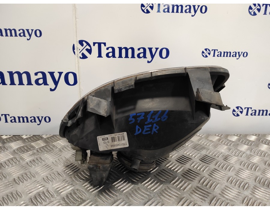Recambio de faro derecho para renault clio ii fase i (b/cbo) 1.2 referencia OEM IAM 7701045994  67735105