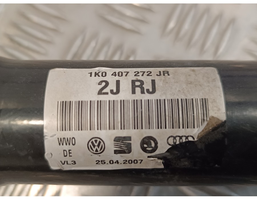 Recambio de transmision delantera derecha para volkswagen golf v berlina (1k1) 1.4 16v tsi referencia OEM IAM 1K0407272JR  