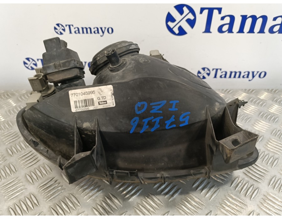 Recambio de faro izquierdo para renault clio ii fase i (b/cbo) 1.2 referencia OEM IAM 7701045995  67735095
