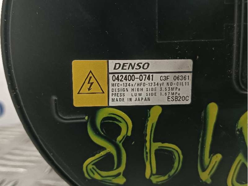 Recambio de compresor aire acondicionado para toyota yaris (xpa1f/mxph11/chxnbw) hybrid 1.5cc referencia OEM IAM 0424000741  