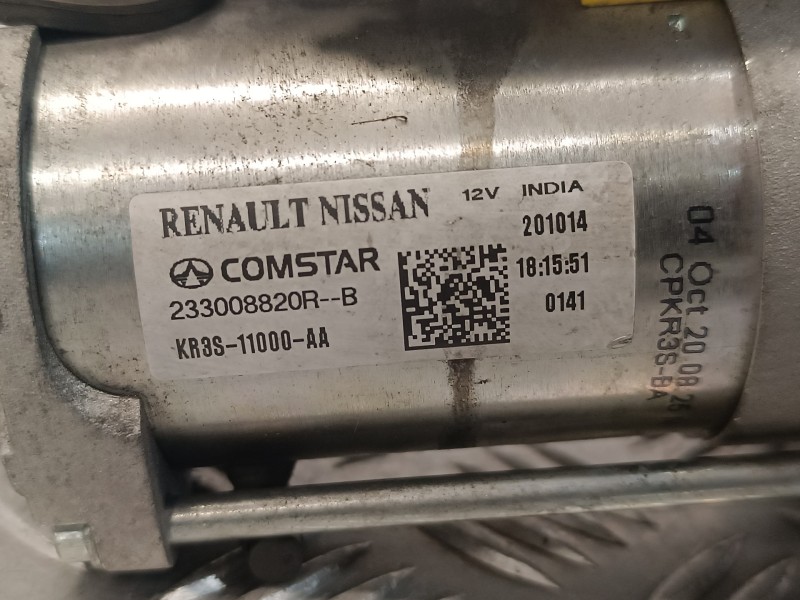 Recambio de motor arranque para renault captur ii 1.0 tce referencia OEM IAM 233008820RB  KR3S11000AA