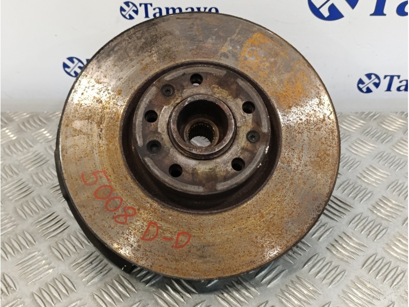 Recambio de mangueta delantera derecha para peugeot 3008 1.6 blue-hdi fap referencia OEM IAM   