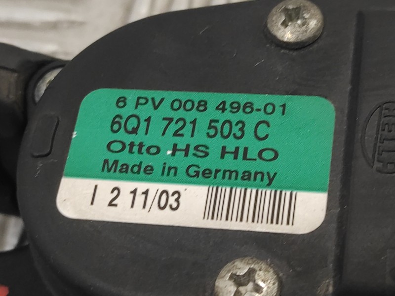 Recambio de potenciometro pedal para volkswagen golf iv berlina (1j1) 1.6 16v referencia OEM IAM 6PV00849601  6Q1721503C