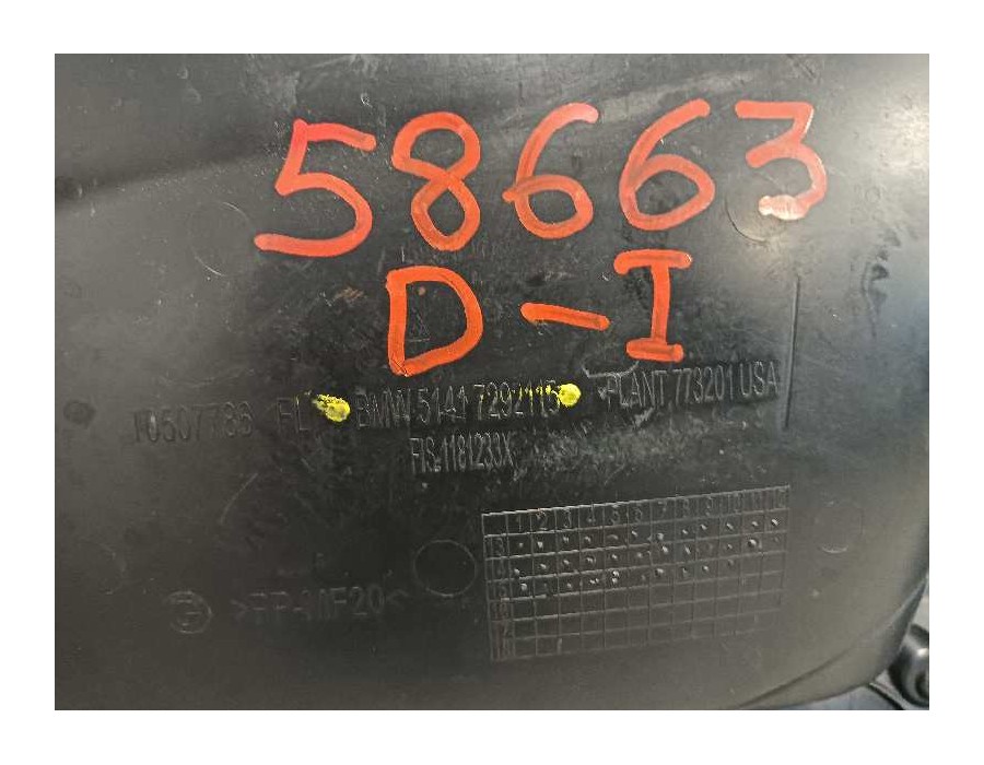 Recambio de guarnecido puerta delantera izquierda para bmw serie x6m (f86) referencia OEM IAM 51417292115  T0507786