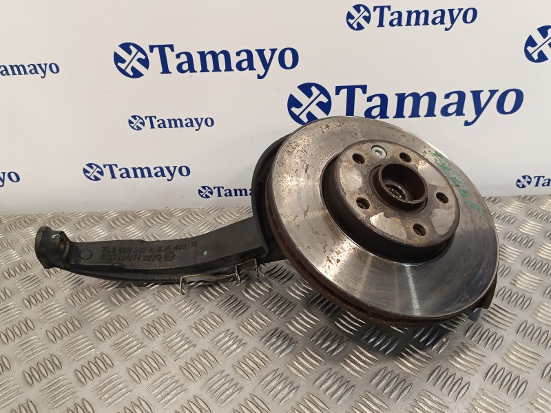 Recambio de mangueta delantera izquierda para volkswagen touareg (7la) 2.5 tdi referencia OEM IAM 7L6407257A  