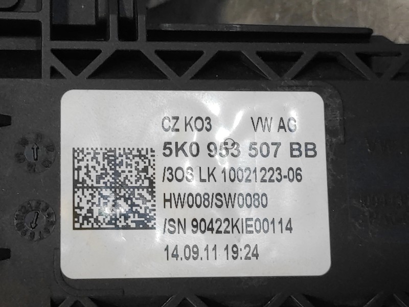 Recambio de mando multifuncion para volkswagen golf vi (5k1) referencia OEM IAM 5K0953507BB  5K0953513K