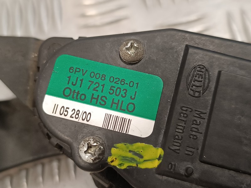 Recambio de potenciometro pedal para audi tt (8n3/8n9) 1.8 20v turbo referencia OEM IAM 1J1721503J  6PV00802601