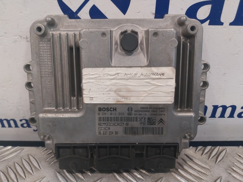 Recambio de centralita motor uce para peugeot 207 207 active hd referencia OEM IAM 0281013868  