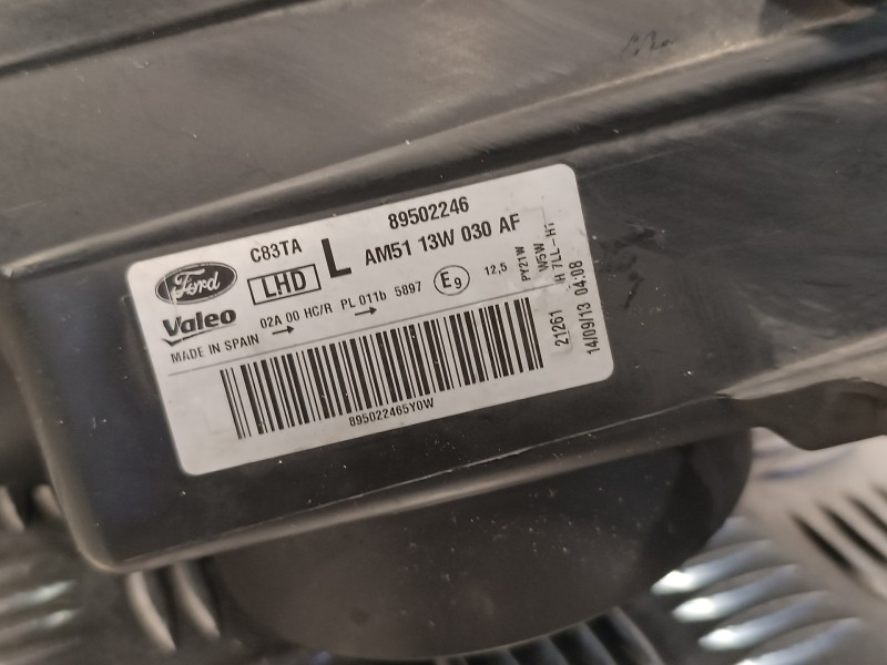 Recambio de faro izquierdo para ford c-max 1.6 tdci cat referencia OEM IAM 89502246  AM5113W030AF