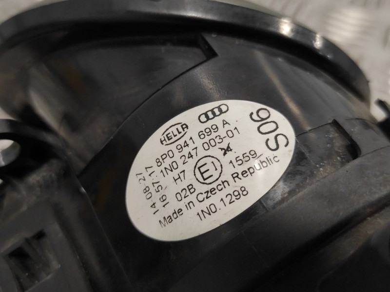 Recambio de faro antiniebla izquierdo para audi q7 (4l) 3.0 v6 24v tdi referencia OEM IAM 8P0941699A  1N0247003