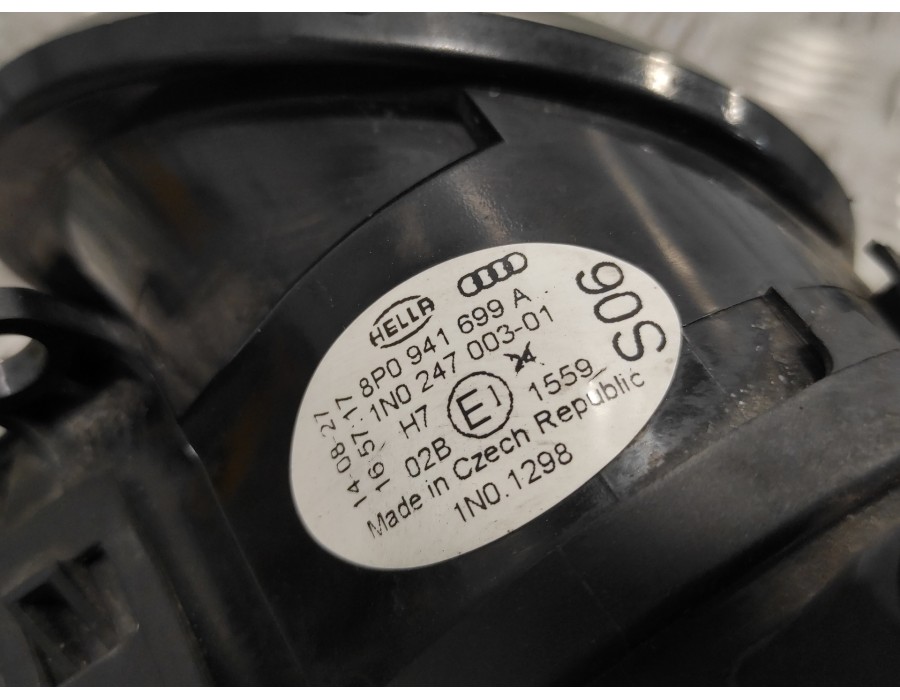 Recambio de faro antiniebla izquierdo para audi q7 (4l) 3.0 v6 24v tdi referencia OEM IAM 8P0941699A  1N0247003