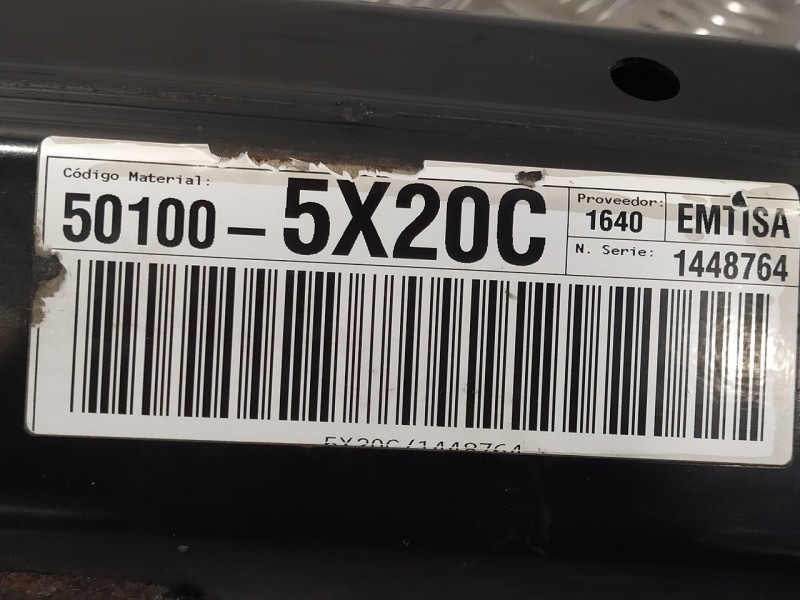 Recambio de refuerzo paragolpes delantero para nissan pathfinder (r51) 2.5 dci diesel cat referencia OEM IAM 501005X20C  