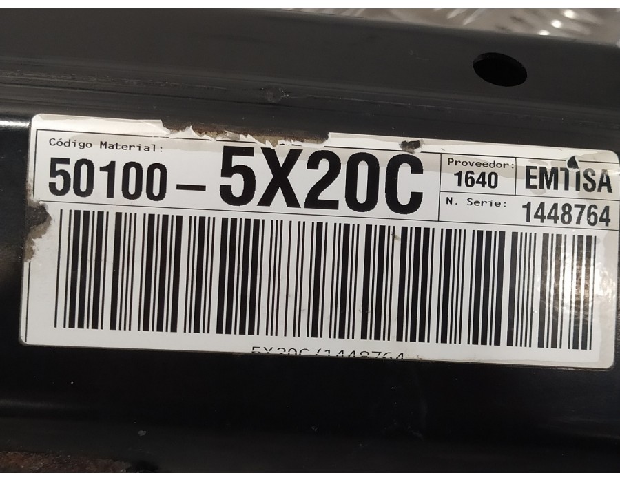 Recambio de refuerzo paragolpes delantero para nissan pathfinder (r51) 2.5 dci diesel cat referencia OEM IAM 501005X20C  
