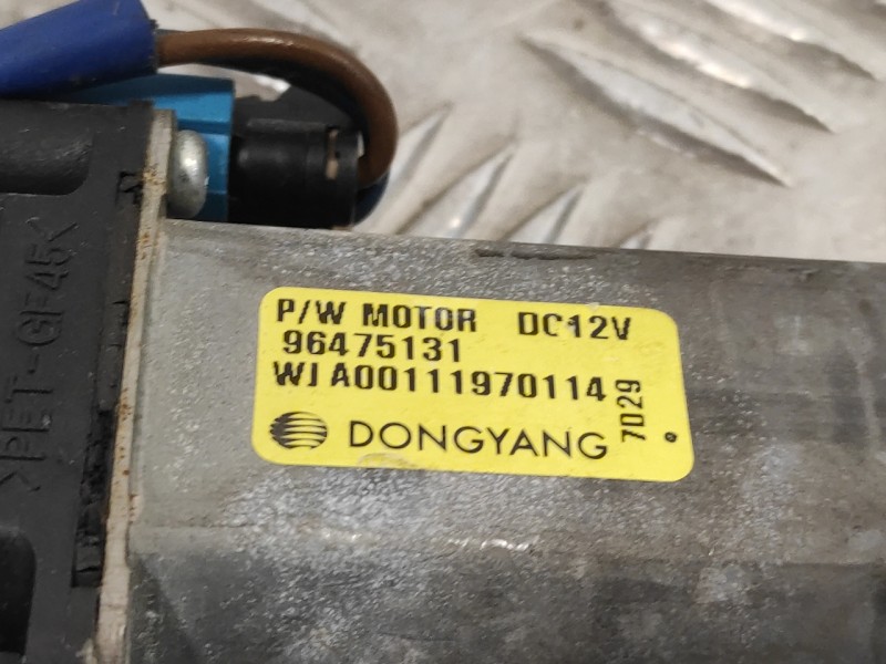 Recambio de elevalunas trasero izquierdo para chevrolet lacetti 2.0 diesel cat referencia OEM IAM 96475131  