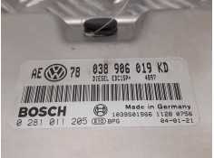 Recambio de centralita motor uce para volkswagen passat berlina (3b3) 1.9 tdi referencia OEM IAM 0281011205 EDC15P+ 038906019KD 2
