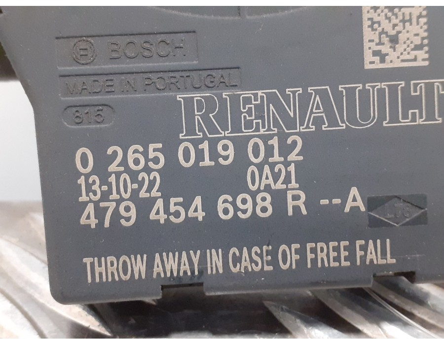 Recambio de sensor angulo de giro para dacia sandero 1.2 16v cat referencia OEM IAM 0265019012  479454698RA